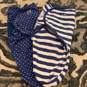 Pair of SwaddleMe by Summer infant swaddles